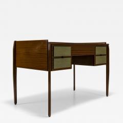 Gio Ponti Desk In Mahogany Veneer Attributed To Gio Ponti Italy 1950s - 3652821