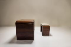 Gio Ponti Desk and Stool by Gio Ponti for Fontana Arte Italy 1938 - 3910873