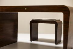 Gio Ponti Desk and Stool by Gio Ponti for Fontana Arte Italy 1938 - 3910874