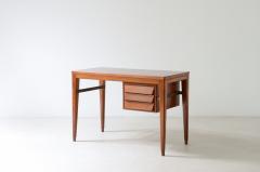 Gio Ponti Elegant oak desk designed for the Banca Nazionale del Lavoro  - 3335916