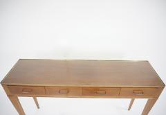 Gio Ponti Fine Gio Ponti large unique console table four drawers cherrywood brass 1955 - 4168818