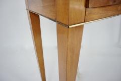 Gio Ponti Fine Gio Ponti large unique console table four drawers cherrywood brass 1955 - 4168828