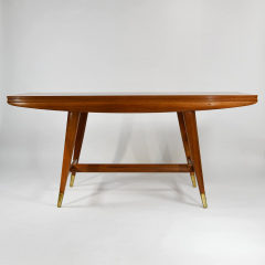 Gio Ponti Flip top console table in walnut brass  - 1067268