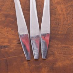 Gio Ponti GIO PONTI Italian Stainless Flatware Set of Three Long Ice Tea Spoons 1958 - 1852810