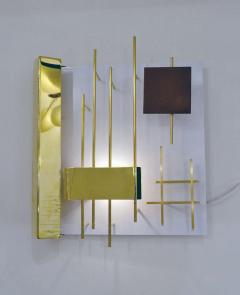 Gio Ponti Geometric Quadri Luminosi Sconces - 164340