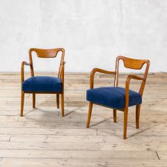Gio Ponti Gio Ponti 1940s Pair of Wooden Armchairs - 4593669