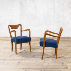 Gio Ponti Gio Ponti 1940s Pair of Wooden Armchairs - 4595299