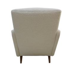 Gio Ponti Gio Ponti 807 Style Pair of Armchairs in Wool - 3035400