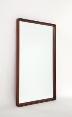Gio Ponti Gio Ponti Att for Prod Dassi Walnut Wall Mirror circa 1950 - 4430535