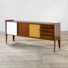 Gio Ponti Gio Ponti Attrib Sideboard in Wood with Drawers and Storage 50s - 2835310