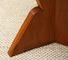Gio Ponti Gio Ponti Carved Walnut Side Cocktail Table 1939 - 4783762