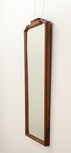 Gio Ponti Gio Ponti Carved Walnut Wall Mirror Italy circa 1930 - 3928257