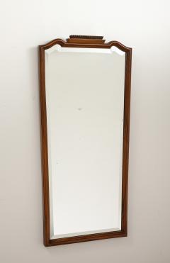 Gio Ponti Gio Ponti Carved Walnut Wall Mirror Italy circa 1930 - 3928263