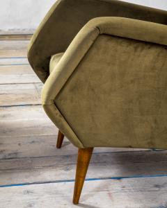 Gio Ponti Gio Ponti Cassina Pair of Armchairs for Hotel Royal in Naples 50s - 2500728