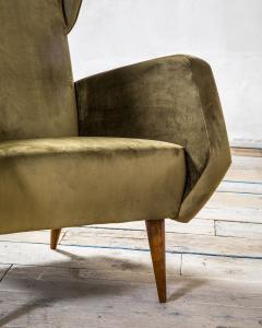 Gio Ponti Gio Ponti Cassina Pair of Armchairs for Hotel Royal in Naples 50s - 2500729