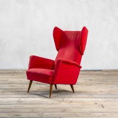 Gio Ponti Gio Ponti Cassina Single Armchair for Hotel Royal in Naples 50s - 2675099