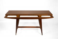 Gio Ponti Gio Ponti Convertible Console Dining Table for M Singer Sons in Walnut 1950 - 2075220