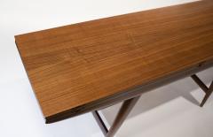 Gio Ponti Gio Ponti Convertible Console Dining Table for M Singer Sons in Walnut 1950 - 2075222