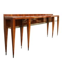 Gio Ponti Gio Ponti Grand Console Table in Cherry with Marble Top ca 1958 - 2457719
