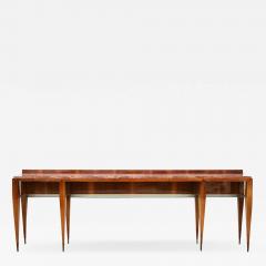 Gio Ponti Gio Ponti Grand Console Table in Cherry with Marble Top ca 1958 - 2459790