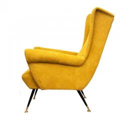 Gio Ponti Gio Ponti Inspired Pair of Contemporary Lounge Chairs - 3663156