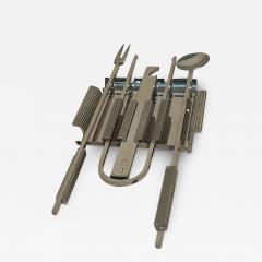 Gio Ponti Gio Ponti Italian Cocktail Tools in Silver Plated Brass - 3828616