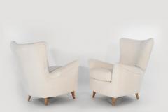 Gio Ponti Gio Ponti Lounge Chairs in Shearling for the Hotel Bristol circa 1950s - 2065730