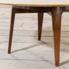 Gio Ponti Gio Ponti Marble and Wooden Coffee Table - 4373800