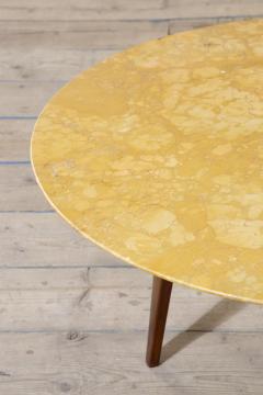 Gio Ponti Gio Ponti Marble and Wooden Coffee Table - 4373801