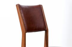 Gio Ponti Gio Ponti Model 111 Cognac Leather Chair for Singers Sons - 3328517