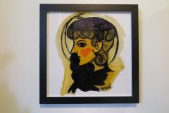 Gio Ponti Gio Ponti Painting Donna Con Cappellino  - 366746