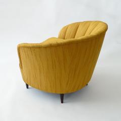 Gio Ponti Gio Ponti Pair of 1930s Armchairs with their Original Yellow Upholstery - 3860998