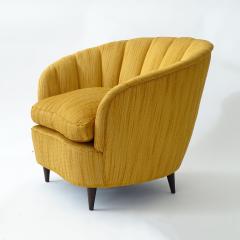 Gio Ponti Gio Ponti Pair of 1930s Armchairs with their Original Yellow Upholstery - 3861001