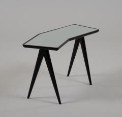 Gio Ponti Gio Ponti Pair of Geometric Side Tables with Mirrored Tops Italy 1940s - 4151991