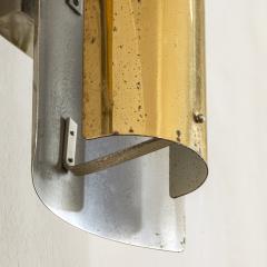 Gio Ponti Gio Ponti Pair of Mid Century Modern Brass Wall Sconces Italy 1950s - 4715392