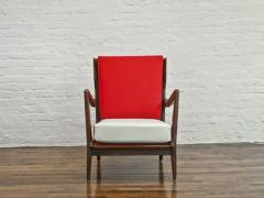 Gio Ponti Gio Ponti Pair of Model no 516 Lounge Chairs c 1950 - 4163885