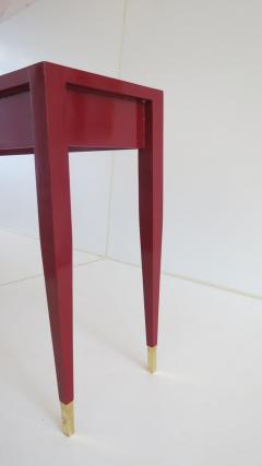 Gio Ponti Gio Ponti Pair of Red Laquared Console from Hotel PdP Roma 1964 - 1713443