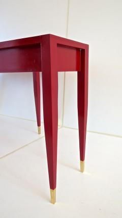 Gio Ponti Gio Ponti Pair of Red Laquared Console from Hotel PdP Roma 1964 - 1713445