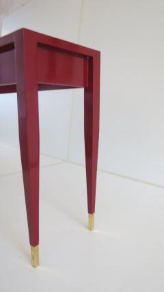 Gio Ponti Gio Ponti Pair of Red Laquared Console from Hotel PdP Roma 1964 - 1713447