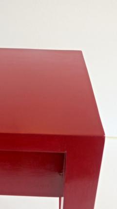 Gio Ponti Gio Ponti Pair of Red Laquared Console from Hotel PdP Roma 1964 - 1713449