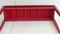 Gio Ponti Gio Ponti Pair of Red Laquared Console from Hotel PdP Roma 1964 - 1713469