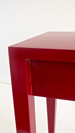 Gio Ponti Gio Ponti Pair of Red Laquared Console from Hotel PdP Roma 1964 - 1713471