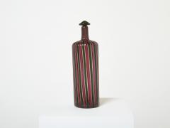 Gio Ponti Gio Ponti Paolo Venini Murano glass bottle Morandiana series 1982 - 2735883