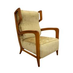Gio Ponti Gio Ponti Rare Pair of Lounge Chairs 1940s COA from Ponti Archive  - 2899824