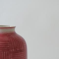 Gio Ponti Gio Ponti Red Stripes Ceramic Vase for Richard Ginori Italy 1930s - 1952000