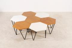 Gio Ponti Gio Ponti Set of 7 Modular Coffee Tables for I S A Italy circa 1950 - 1063221