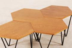 Gio Ponti Gio Ponti Set of 7 Modular Coffee Tables for I S A Italy circa 1950 - 1063223