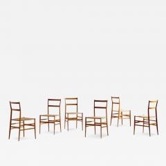 Gio Ponti Gio Ponti Set of six Superleggera Chairs for Cassina Italy 1957 - 3590955