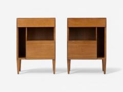 Gio Ponti Gio Ponti Singer Sons Mid Century Modern Rare Sculptural Nightstands 1950s - 4096024