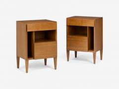 Gio Ponti Gio Ponti Singer Sons Mid Century Modern Rare Sculptural Nightstands 1950s - 4096027